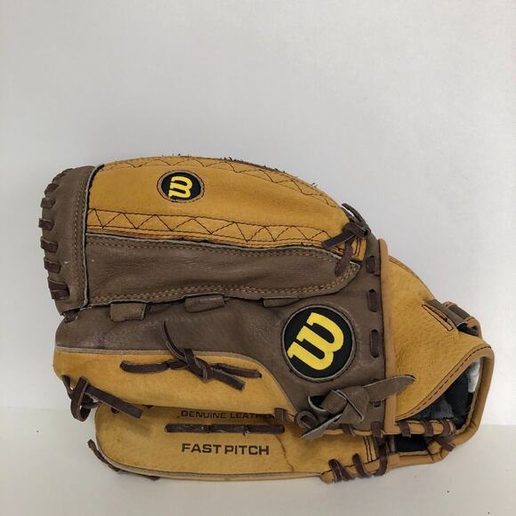 Wilson A440 Fastpitch Glove Leather 12 1/2” A0442 125-BR Monsta Web - Picture 9 of 11